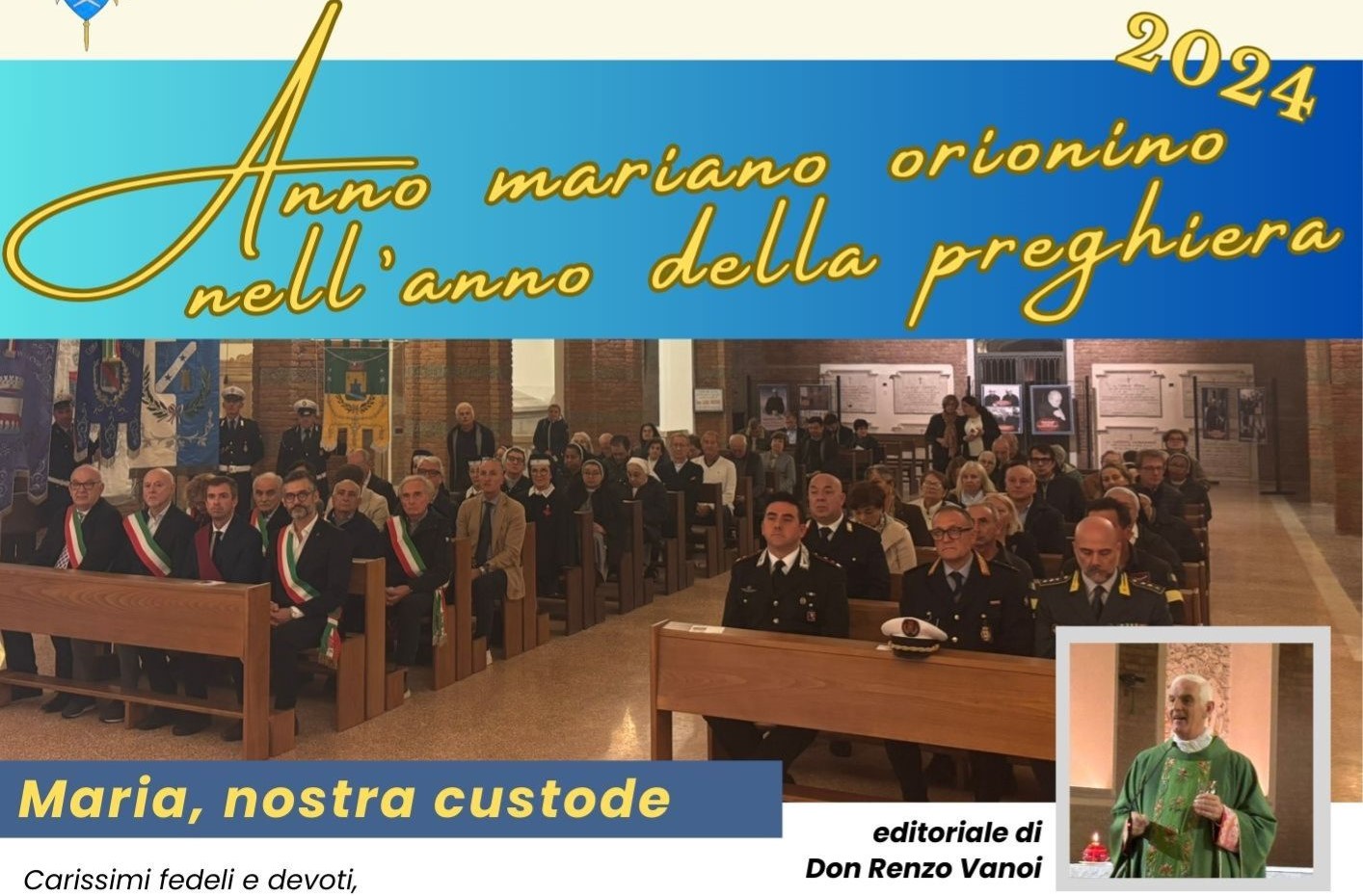 Tortona (Santuario): Ottobre 2024_FOGLIETTO MENSILE dell’Anno Mariano-Orionino nell’anno della preghiera.