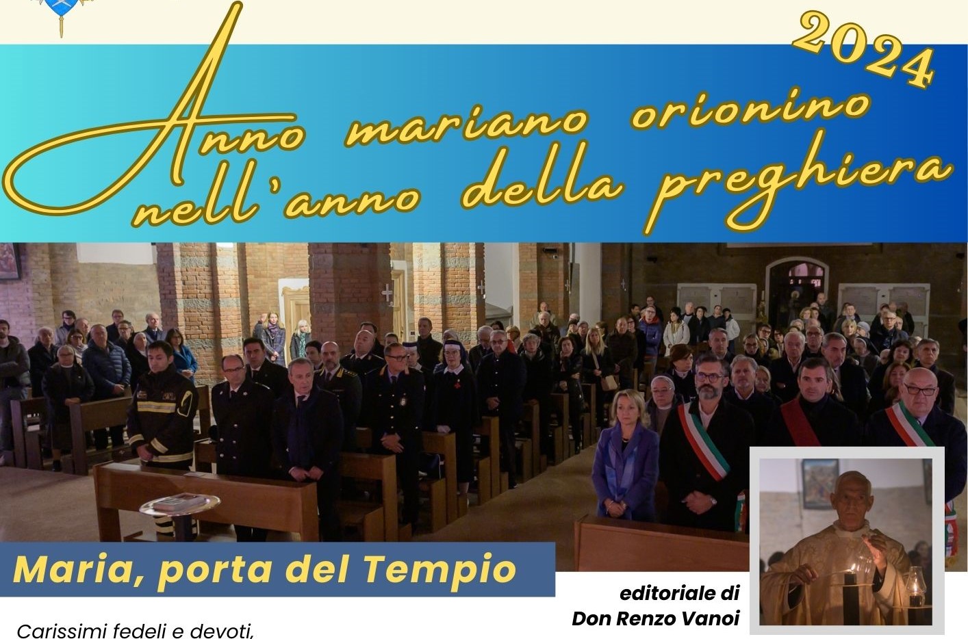 Tortona (Santuario): Novembre 2024_FOGLIETTO MENSILE dell’Anno Mariano-Orionino nell’anno della preghiera.